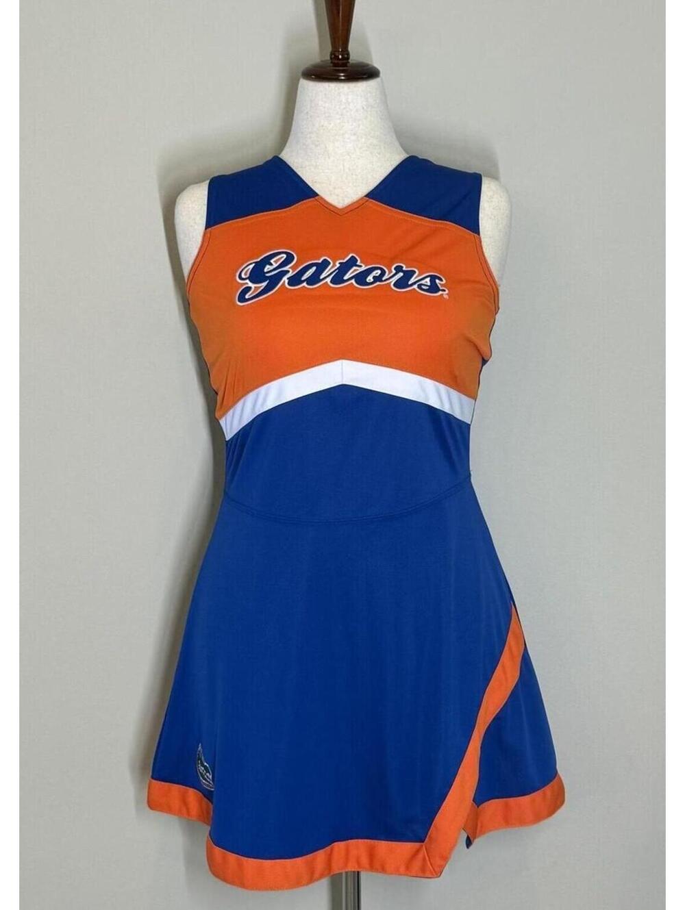 New Youth UF University Florida Gators Cheerleading Dress Size Youth Medium